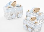 Puccio Chests set of 3 light blue