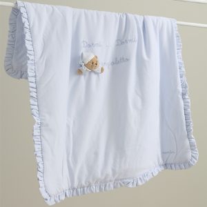 Nanan Puccio Wiegdeken Blauw